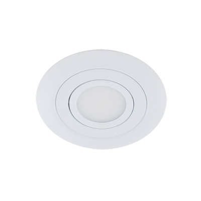 LED spot XL kantelbaar 5Watt rond WIT IP65 dimbaar