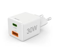 Hama 00201992 USB-oplader Binnen, Thuis Aantal uitgangen: 2 x USB-A, USB-C bus (Power Delivery) USB Power Delivery (USB-PD)