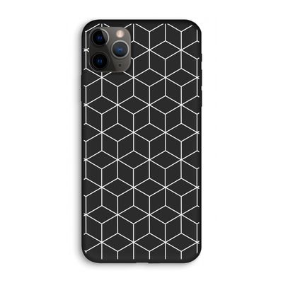 Zwart-witte kubussen: iPhone 11 Pro Biologisch afbreekbaar hoesje