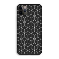 Zwart-witte kubussen: iPhone 11 Pro Biologisch afbreekbaar hoesje