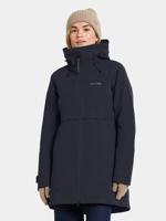 Didriksons Helle Parka Jas Dames Dark Night Blue 36
