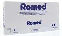Romed Vinyl handschoen niet steriel gepoederd L