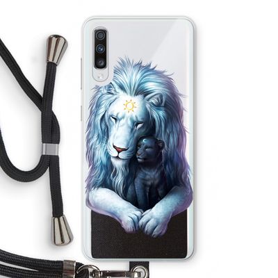 Child Of Light: Samsung Galaxy A70 Transparant Hoesje met koord