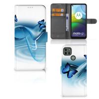 Motorola Moto G9 Power | Telefoonhoesje | Met pasjeshouder | Vlinders