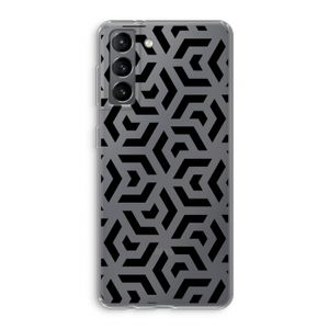 Crazy pattern: Samsung Galaxy S21 Transparant Hoesje