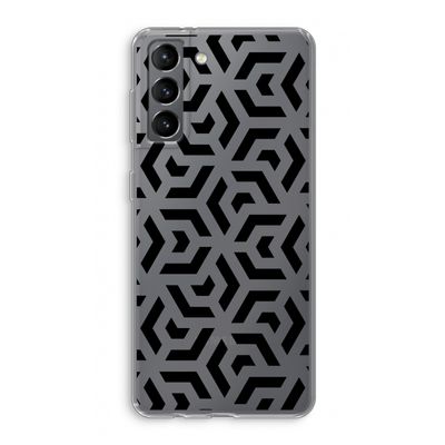 Crazy pattern: Samsung Galaxy S21 Transparant Hoesje