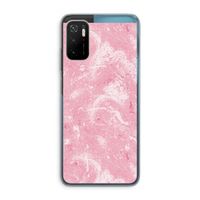 Abstract Painting Pink: Xiaomi Poco M3 Pro 5G Transparant Hoesje
