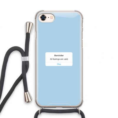 Reminder: iPhone 7 Transparant Hoesje met koord