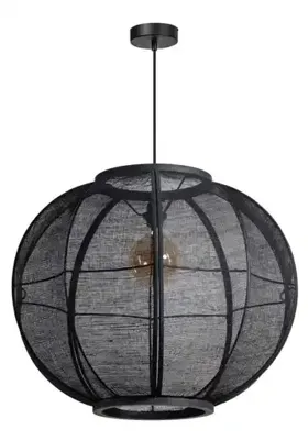 Hanglamp Fabric zwart