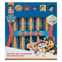 Undercover Kleurset met gummen paw patrol, 29dlg.