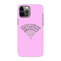 Home Is Where The Wifi Is: Volledig geprint iPhone 12 Pro Max Hoesje