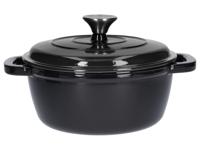 SILVERCREST Gietijzeren pan 22 cm 2,8 L (Zwart)