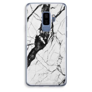 Witte marmer 2: Samsung Galaxy S9 Plus Transparant Hoesje