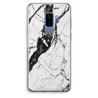 Witte marmer 2: Samsung Galaxy S9 Plus Transparant Hoesje