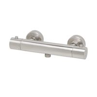 Mueller Round thermostatische douchekraan 15cm RVS Look - thumbnail