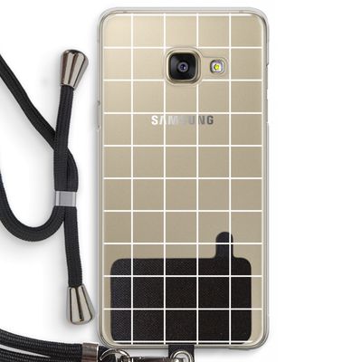 Rooster 2: Samsung Galaxy A3 (2016) Transparant Hoesje met koord