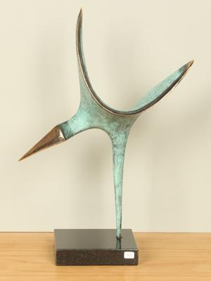 Decoratie Vogel uit brons, 31 cm