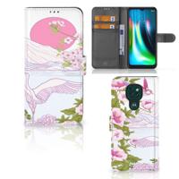 Motorola Moto G9 Play | E7 Plus | Telefoonhoesje | Met pasjeshouder | Bird Standing Motorola Moto G9 Play | E7 Plus | Telefoonhoesje | Met pasjeshouder | Bird Standing