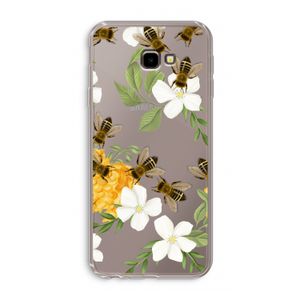 No flowers without bees: Samsung Galaxy J4 Plus Transparant Hoesje