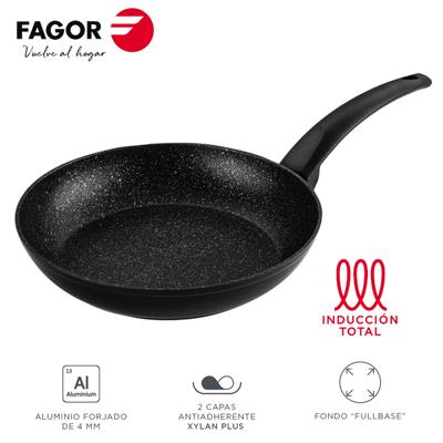Pan Fagor VIVANT Zwart Aluminium Ø 20 cm
