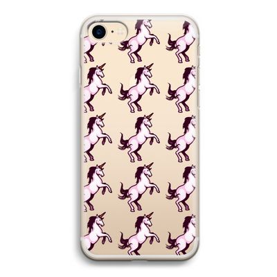 Musketon Unicorn: iPhone 7 Transparant Hoesje