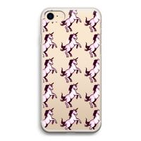 Musketon Unicorn: iPhone 7 Transparant Hoesje