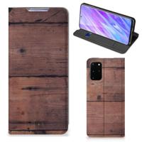 Samsung Galaxy S20 Plus Book | Wallet Case | Old Wood