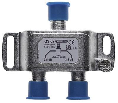 Braun Verdeelelement F-connector 2-voudig QS2 - 2080080