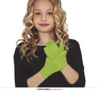 Groene kinderhandschoenen