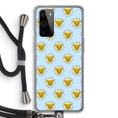 Leeuwenkoppen: OnePlus 9 Pro Transparant Hoesje met koord