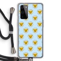 Leeuwenkoppen: OnePlus 9 Pro Transparant Hoesje met koord