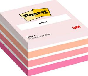 Post-It 2028-P zelfklevend notitiepapier Vierkant Oranje, Roze, Wit 450 vel Zelfplakkend