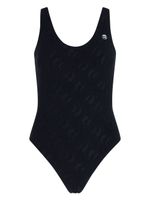 Karl Lagerfeld maillot de bain à logo appliqué - Noir