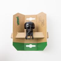 Qibbel Widek paperclip bel mini xxl all black op kaart
