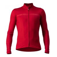 Castelli Pro thermal Mid lange mouw fietsshirt rood heren XL