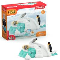 SCHLEICH- Pinguïnfamilie op de ijsschots- 42661- Wild Life-assortiment - thumbnail