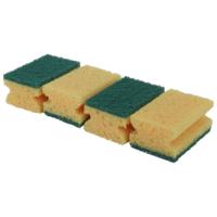 Schuurspons met handgreep 4 stuks Clean Home - Talentools Schuurspons met handgreep 4 stuks Clean Home - Talentools