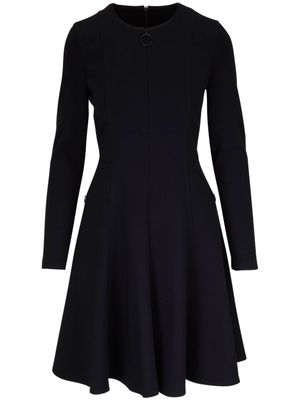Akris Punto robe mi-longue évasée à empiècements - Noir