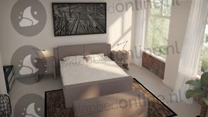 Opberg boxspring 200 x 210 cm- stofkleur 7071