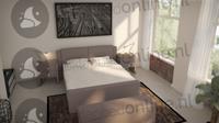 Opberg boxspring 200 x 210 cm- stofkleur 7071
