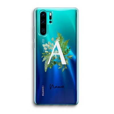 Green Brush: Huawei P30 Pro Transparant Hoesje