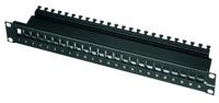 Telegärtner H02025A0220 24 poorten Netwerkpatchpaneel 483 mm (19) CAT 6A 1 HE Zwart