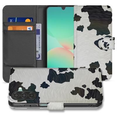 Samsung Galaxy A17 | Telefoonhoesje | Met pasjeshouder | Koeienvlekken Samsung Galaxy A17 | Telefoonhoesje | Met pasjeshouder | Koeienvlekken