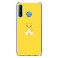 Huawei P30 Lite Stevig | Bumper Hoesje | Baby Leopard