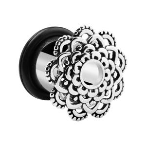 Tunnel met Mandala-design Chirurgisch staal 316L Tunnels & Plugs