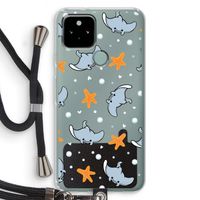 Manta: Pixel 5 Transparant Hoesje met koord