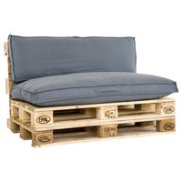 Unique Palletkussen Set Luanda Midi Grijs - 2 delig