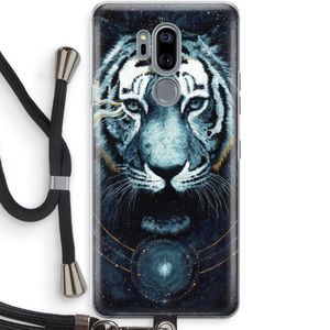 Darkness Tiger: LG G7 Thinq Transparant Hoesje met koord