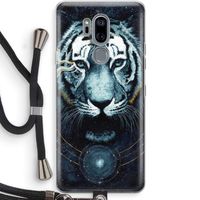 Darkness Tiger: LG G7 Thinq Transparant Hoesje met koord