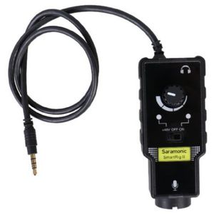 Saramonic Smartrig II Microfoon Adapter voor iOS en Android Smartphones